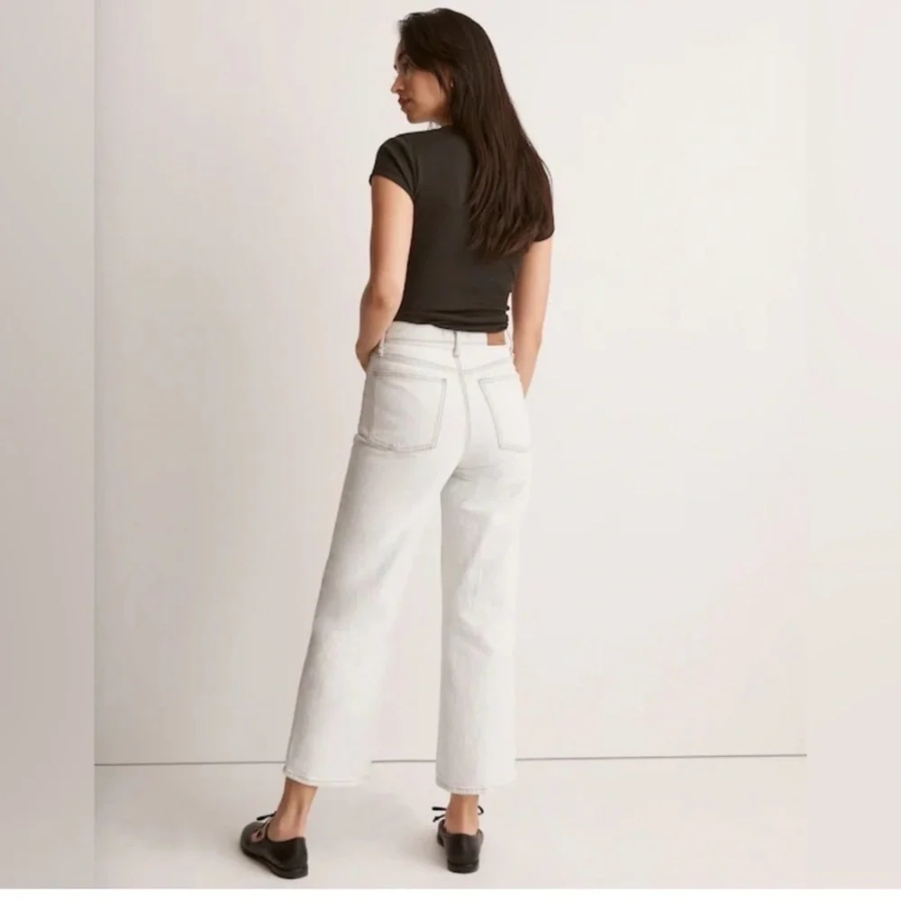 Madewell The Perfect Vintage Wide-Leg‎ Crop Jean in Edmunds Wash size 25